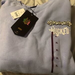 Disney Lavender Wicked Sweatshirt with Jewel Accent